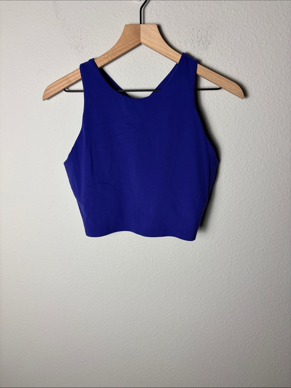 Athleta Conscious Crop Top A-C Noble Blue Indigo